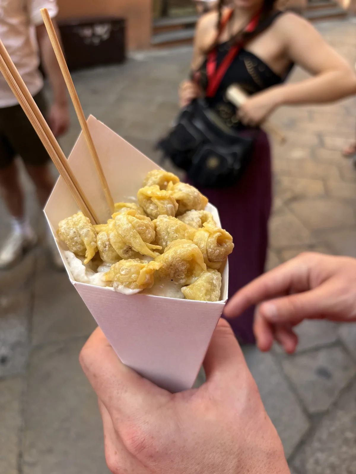 fried tortellini