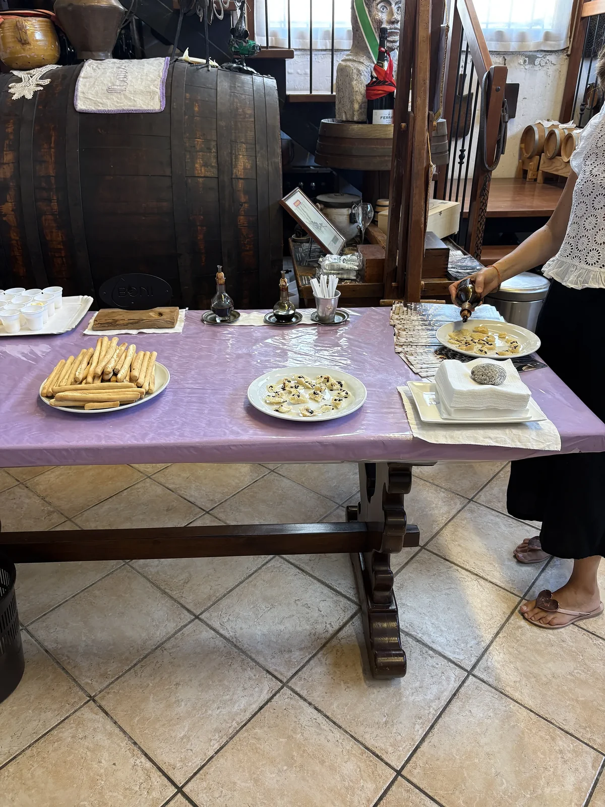 balsamic vinegar tasting