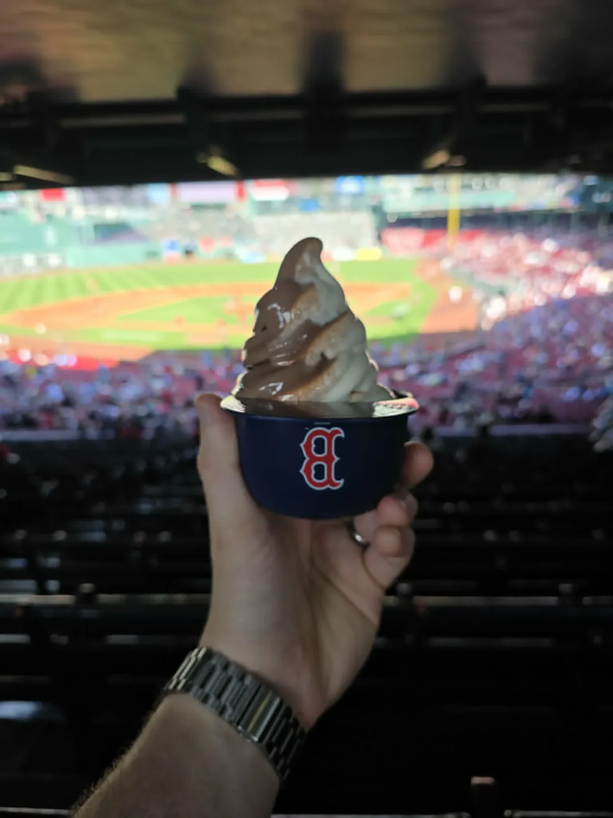 Ice Cream Helmet at Fenway Park
