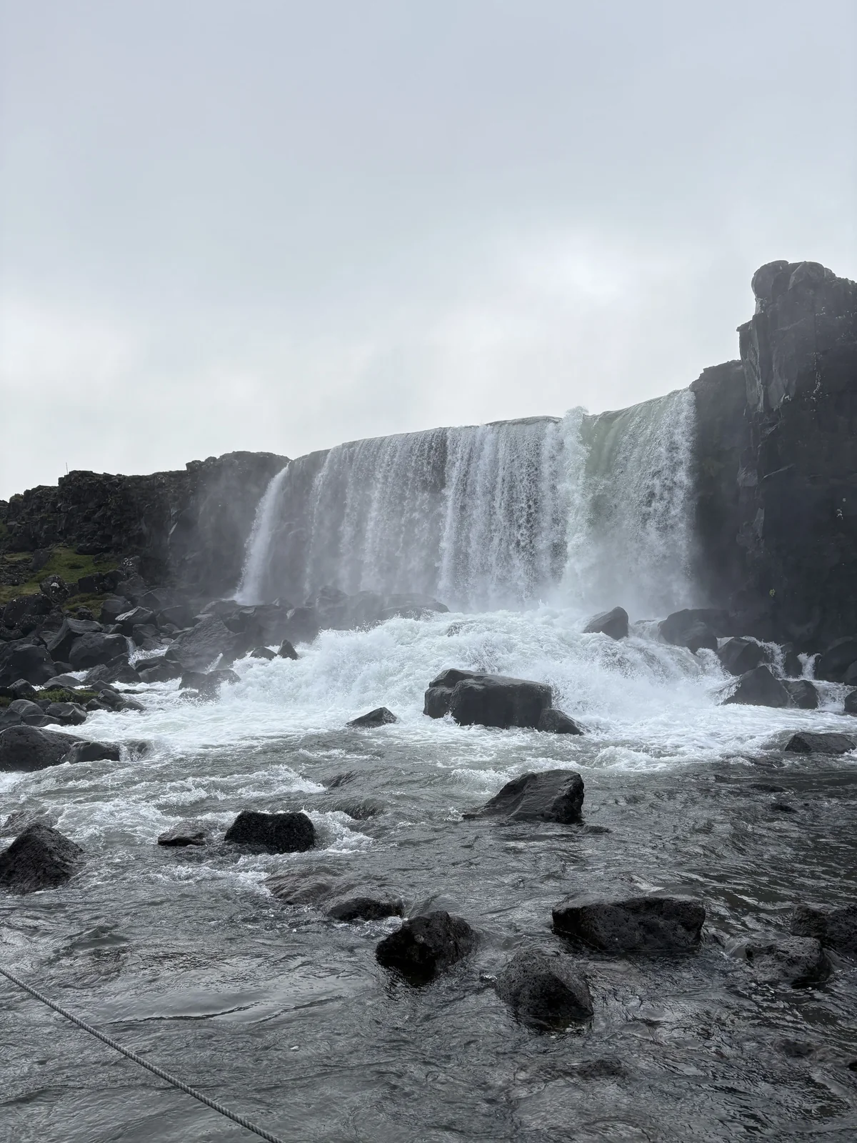 Thingvellir National Park Waterfall