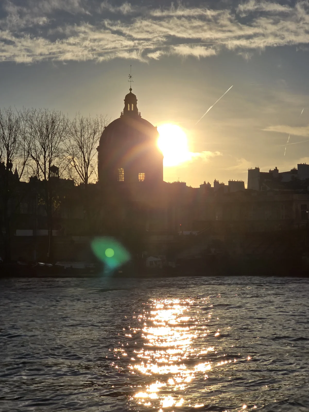 Paris City at sunset