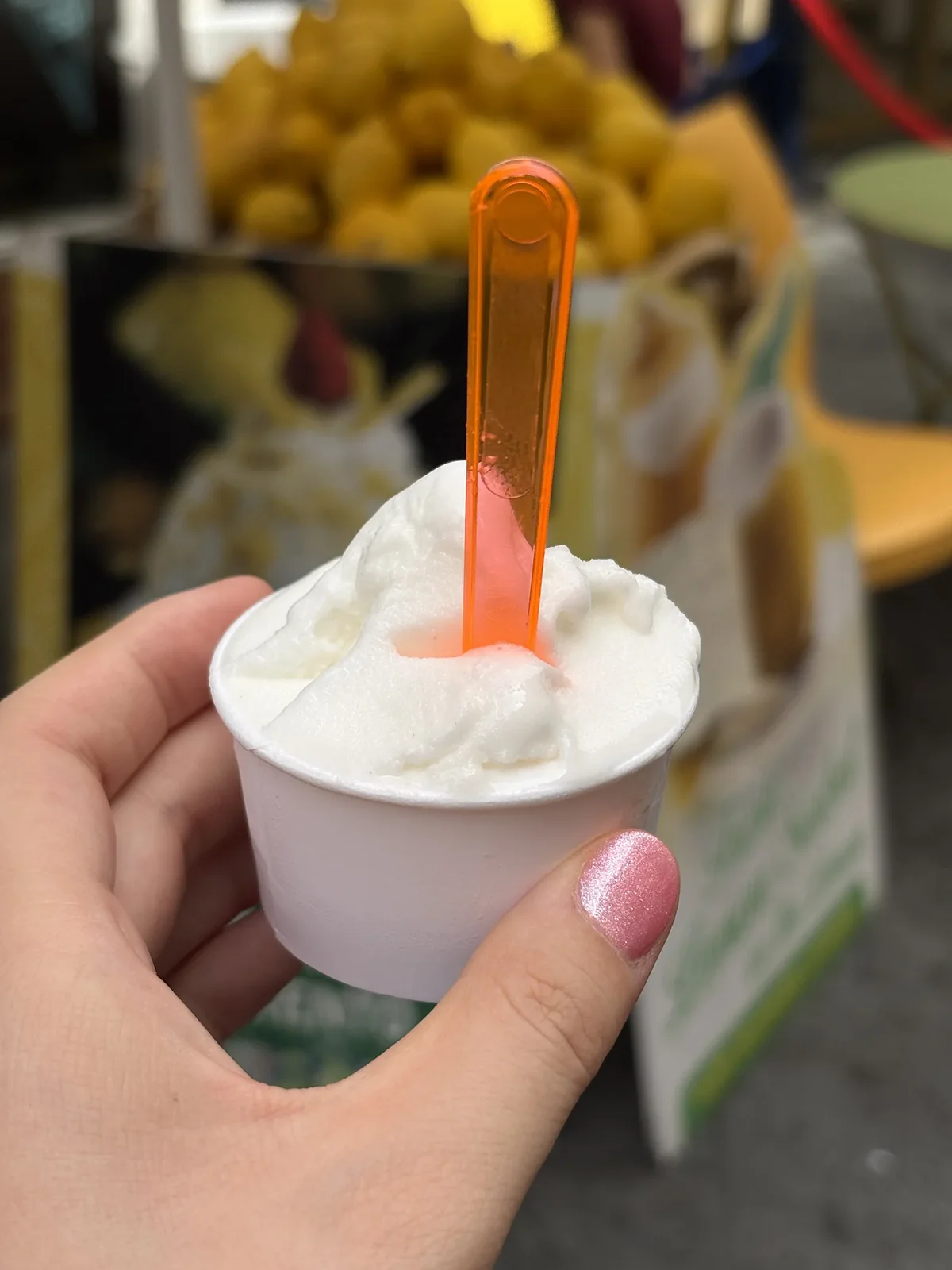 lemon sorbet