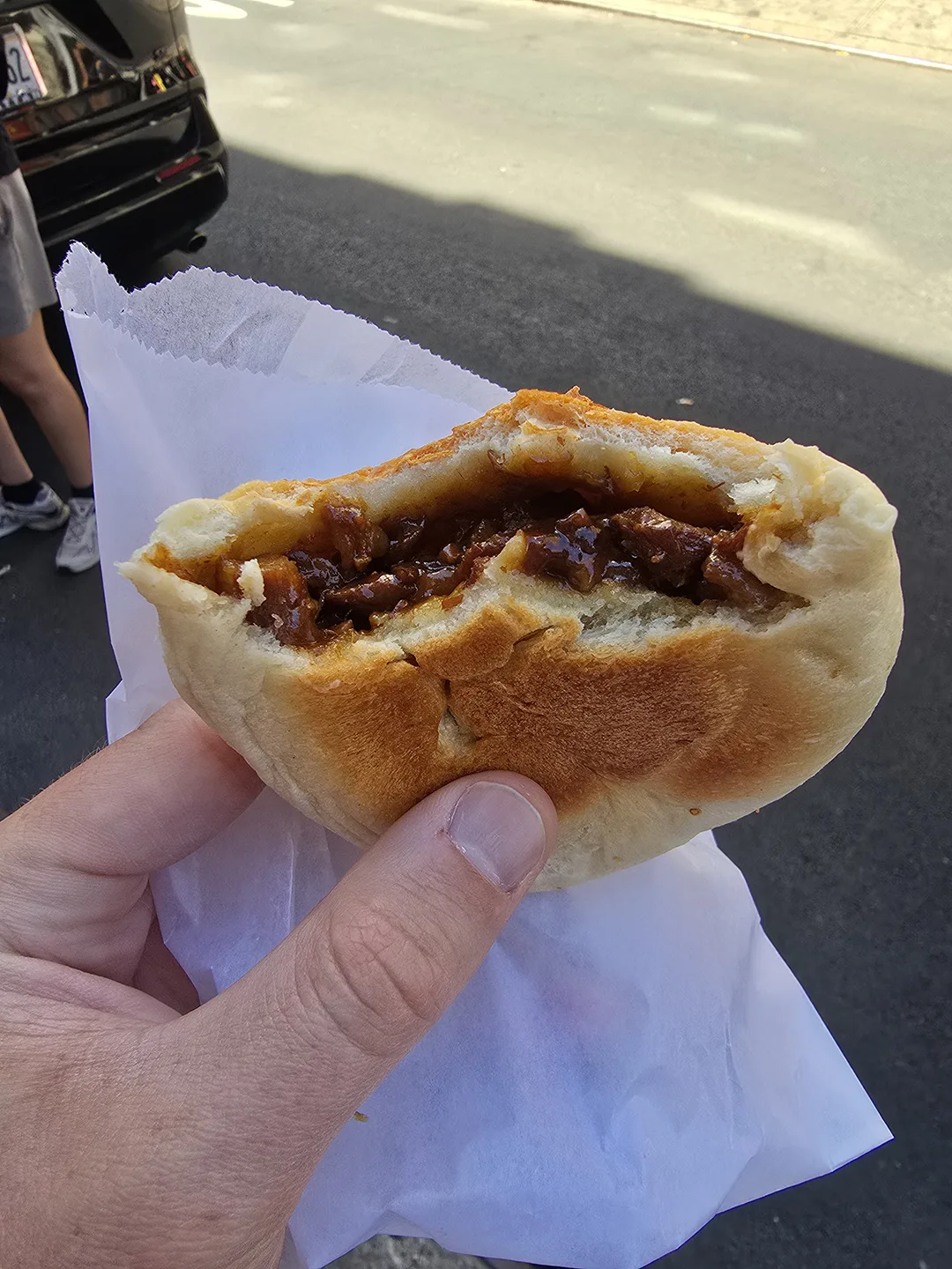 pineapple and pork bun