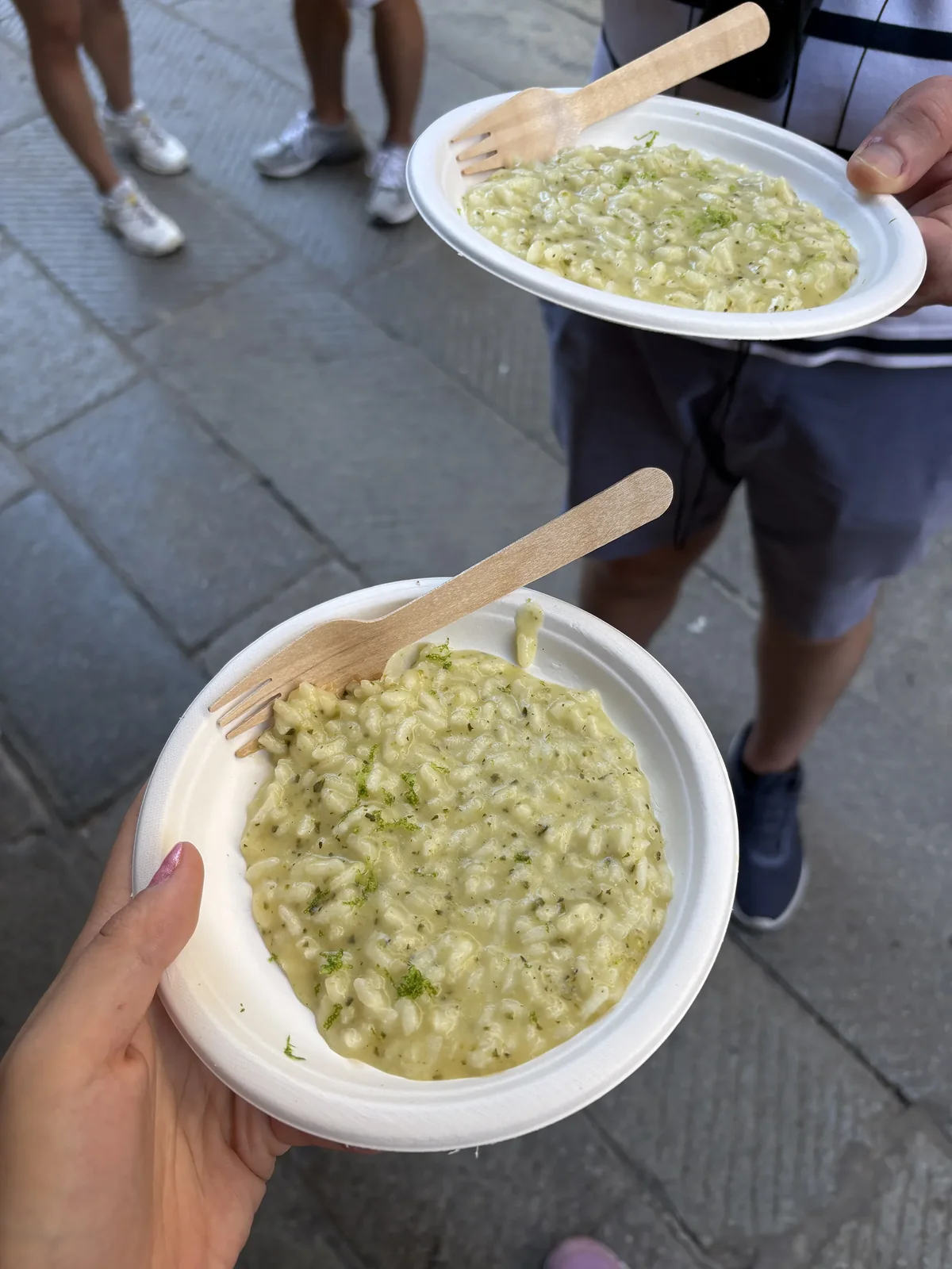 risoto with asparagus